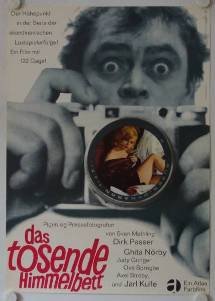 Pigen og Pressfotografen original release german movie poster